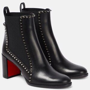 Christian Louboutin Out Line Spikes leather ankle boots